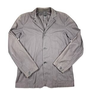 Rag & Bone Jacket Mens 38 Medium Gray Classic Workwear Utility Made in USA